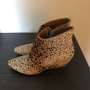 Matisse Nugent Cheetah Print Booties